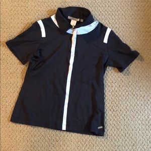 Great half button down tee